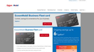 Fleet Fuel Cards from ExxonMobil | Business Fuel Cards and Fleet ...