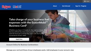Business Gas-Fuel Credit Card From ExxonMobil | Manage Your Card ...