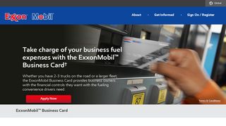 Business Gas-Fuel Credit Card From ExxonMobil | Great Benefits ...