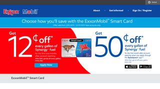 Personal Gas-Fuel Credit Card From ExxonMobil | Get Smart & Save ...