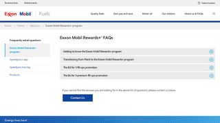 Fuel Rewards Program FAQ | Exxon and Mobil