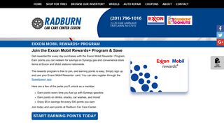 Exxon Mobil Rewards+ Program | Radburn Car Care Center Exxon