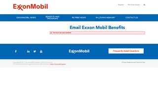 ExxonMobil Retiree Online Community - Email Exxon Mobil Benefits