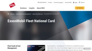 ExxonMobil Fleet National Card | Fleet Cards & Fuel Management ...