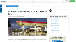 Exxon Mobil Smart Card: What You Need to Know | Credit.com