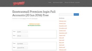 Exxxtrasmall Premium login Full Accounts - xpassgf