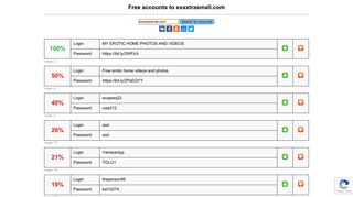 exxxtrasmall.com - free accounts, logins and passwords