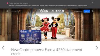 Disney Visa Cards | Credit Card | Chase.com