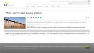 Ernst and Young Online - EY - United States