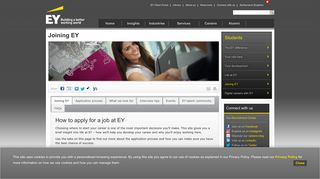 Joining EY - EY - Switzerland