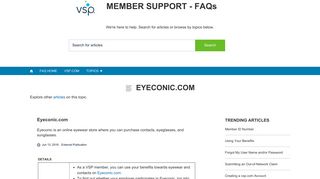 Eyeconic.com - VSP.com
