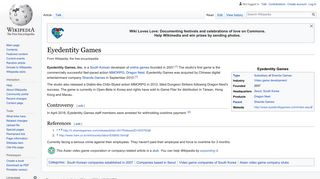 Eyedentity Games - Wikipedia