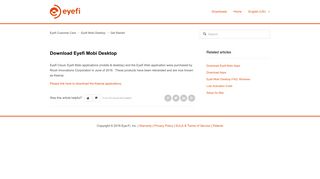 Download Eyefi Mobi Desktop – Eyefi Customer Care