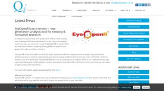 EyeOpenR latest version - new generation analysis tool for sensory ...
