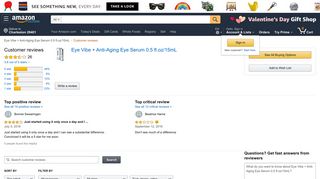 Amazon.com: Customer reviews: Eye Vibe + Anti-Aging Eye Serum ...