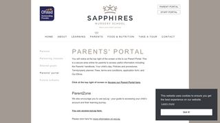 Parents' portal - Sapphires Nursery School