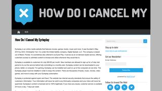 How Do I Cancel My Eyrieplay - HowDoICancelMy.com