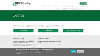 Log In | EZFacility UK - Booking, Management and Membership ...