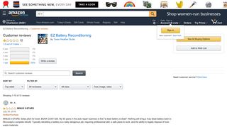 Amazon.com: Customer reviews: EZ Battery Reconditioning