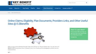 Key Benefit Administrators - Client Online Resources