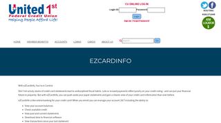 EZ Card Info - United 1st FCU