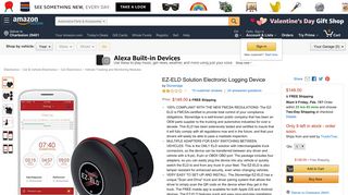 Amazon.com: EZ-ELD Solution Electronic Logging Device: Automotive