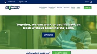 EZ Money | Payday loans - money for unexpected expenses