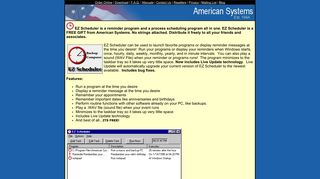 EZ Scheduler - American Systems