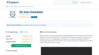 EZ Auto Scheduler Reviews and Pricing - 2019 - Capterra