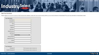Free IndustrySelect™ Demo - EZ Select