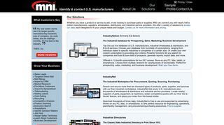 MNI® - Our Solutions - Manufacturers' News, Inc.