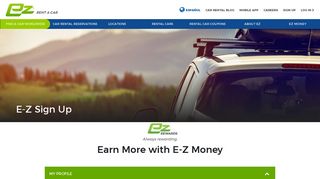 E-Z Money Sign Up - EZ Rent-A-Car