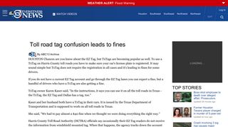 TxTag allows use of EZ Tag toll road lanes but license plates can ...