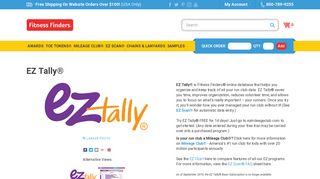 EZ Tally Online | Fitness Finders, Inc