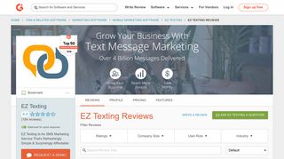 EZ Texting Reviews 2018 | G2 Crowd