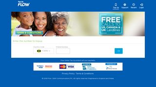 Flow Online top up - Send mobile credit to the Caribbean