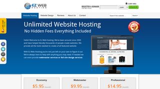 Unlimited Website Hosting | Ez Web Hosting (Official site)