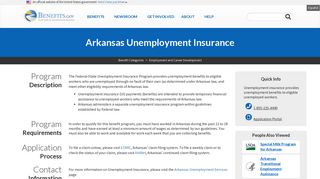 Arkansas Unemployment Insurance | Benefits.gov