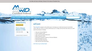 eZCard - MWD Federal Credit Union