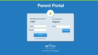 Parent Portal - EZCare Client Login