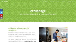 ezManage Catering Management App by ezCater