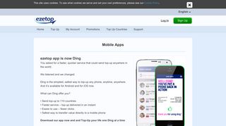 Mobile Apps - Ezetop