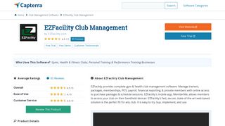 EZFacility Club Management Reviews and Pricing - 2019 - Capterra