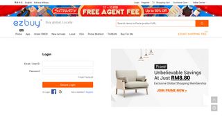 Login Account - ezbuy Malaysia | Global Shopping Online, Best Deals ...