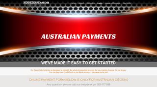 Online Australian Payments - Edgezone Media
