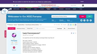 Lazy Conveyancer? - MoneySavingExpert.com Forums