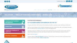 Mobile Time & Attendance | Managing remote workers - Ezitracker