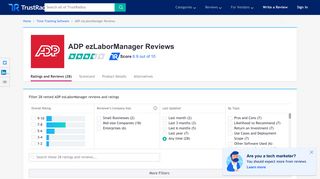 ADP ezLaborManager Reviews & Ratings | TrustRadius