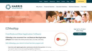 EZMealApp | Harris School Solutions