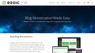 Blog Monetization Platform | Ezoic for Bloggers